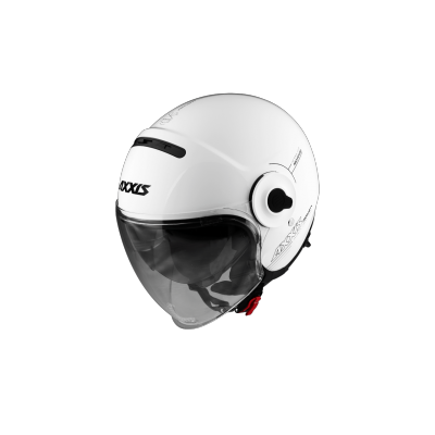 Otvorená helma JET AXXIS RAVEN SV ABS Solid biela lesklá