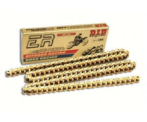 Závodný reťaz D.I.D Chain 520ERV7 128 L zlatá/zlatá