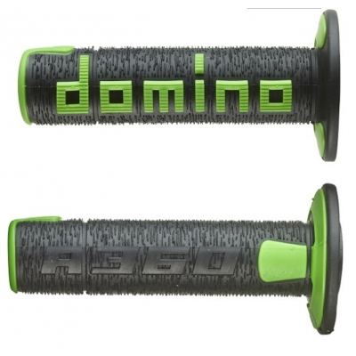 Rukoväte/ gripy Domino OFFROAD, čierno-zelené, 120mm/123mm