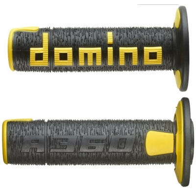 Rukoväte/ gripy Domino OFFROAD, čierno-žlté, 120mmx123mm