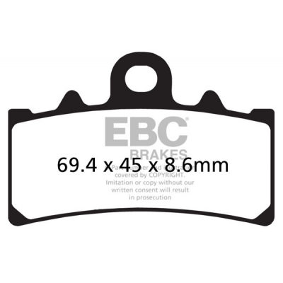 Brzdové obloženie EBC EPFA606HH