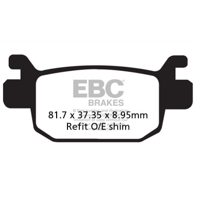 Brzdové obloženie EBC SFA415