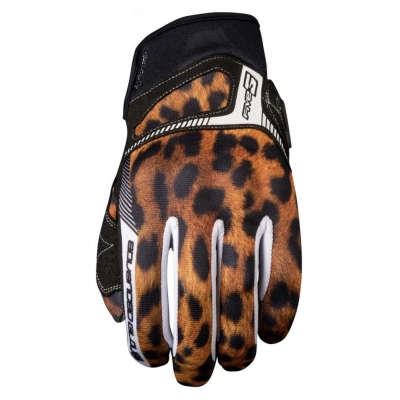 Dámske rukavice FIVE RS3 Leopardie
