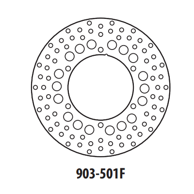 Brzdový kotúč GOLDFREN 903-501F predné 245 mm