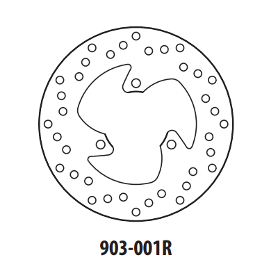 Brzdový kotúč GOLDFREN 903-001R zadná 190 mm