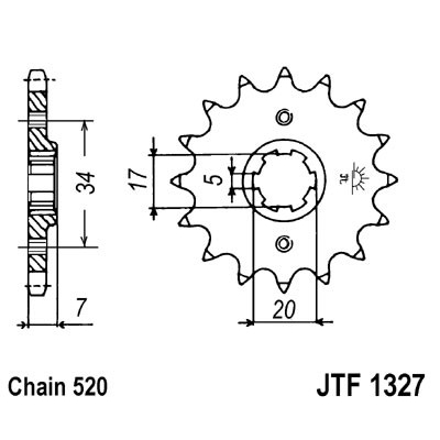 Kolečko JT JTF 1327