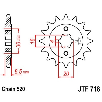 Kolečko JT JTF 718