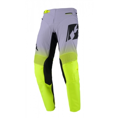 Nohavice KENNY Performance 25 Gradient Grey Neon Yellov