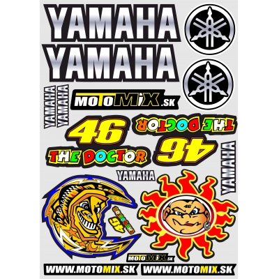 Nálepky Yamaha 46 A3