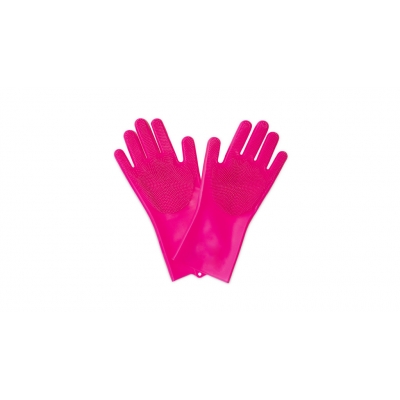 Gumové rukavice na čistenie MUC-OFF 20405 ružová M