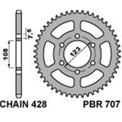 Rozeta PBR 707 50z.