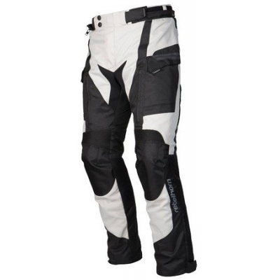 Textilne nohavice Rebelhorn Cubby II čierno-sivé, na motorku