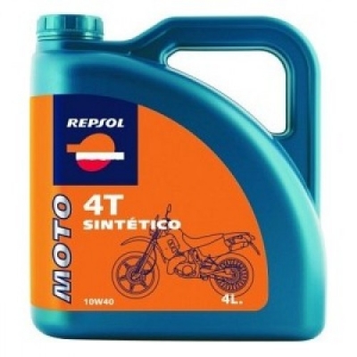 Repsol Moto Sintetico 4T 10W40 4L, na motorku