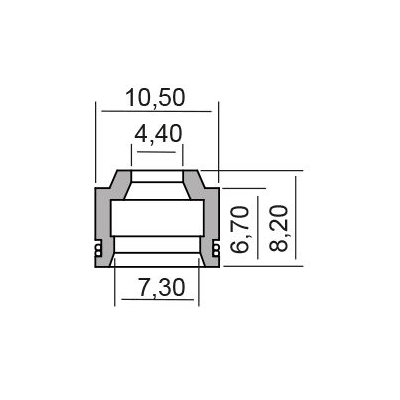 Gufero RMS 100669240 valve stem