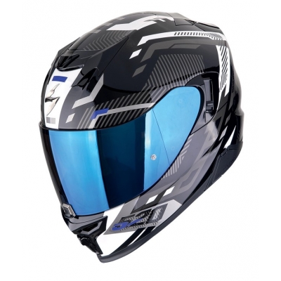 Prilba SCORPION EXO-520 EVO AIR Ranka 2025 Black White Blue