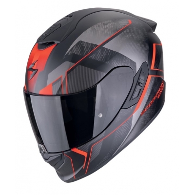 Prilba SCORPION EXO-1400 EVO II Air 2025 Intensio Matt Black Red