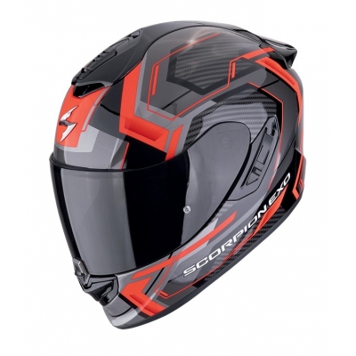 Prilba SCORPION EXO-1400 EVO II Air 2025 Linart Black Red