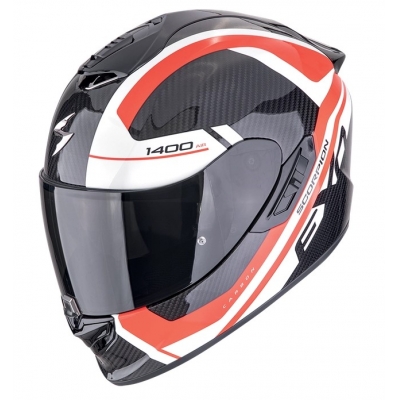 Prilba SCORPION EXO-1400 EVO 2 Carbon Air 2025 Enko Black Red White