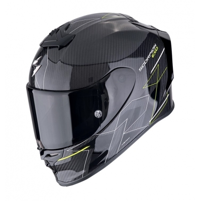 Prilba SCORPION EXO-R1 EVO Carbon Air 2025 Cynergy Black Neon Yellow