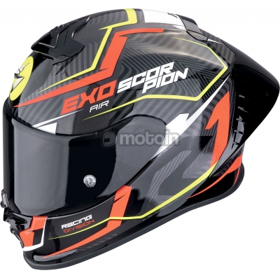 Prilba SCORPION EXO-R1 EVO II Air 2025 Coup Black Red Neon Yellow