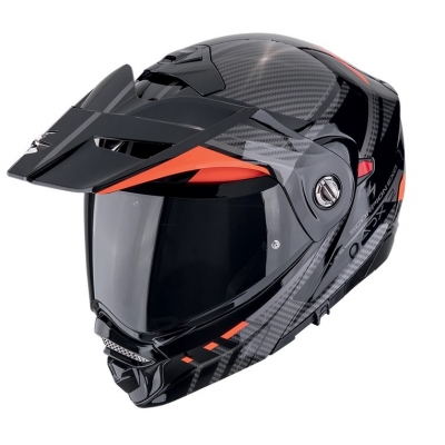 Prilba Scorpion ADX-2 Lewis 2025 Matt Black Red