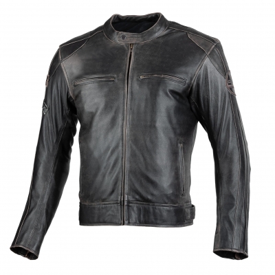 Kožená bunda Seca Aviator II Vintage, čierna