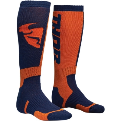 Ponožky THOR MX, pánske, modro-oranžové