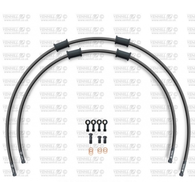 CROSSOVER-predok-sada Venhill POWERHOSEPLUS HON-6019FB-BK (2 hadice v sade) čierna hadica,čierne koncovky