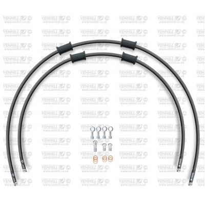 CROSSOVER-predok-sada Venhill POWERHOSEPLUS KAW-6013FS-BK (2 hadice v sade) čierna hadica,nerezové koncovky