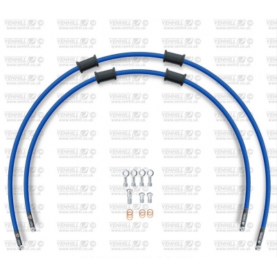 CROSSOVER-predok-sada Venhill POWERHOSEPLUS KAW-7020FS-SB (2 hadice v sade) modré hadice, nerezové koncovky