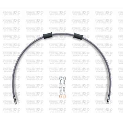 Hadica prednej brzdy sada Venhill POWERHOSEPLUS BMW-8005F-CB (1 hadica v sade) karbónové hadice, chrómové koncovky